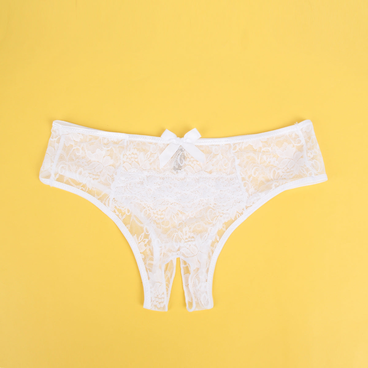 Lace Crotchless Panty