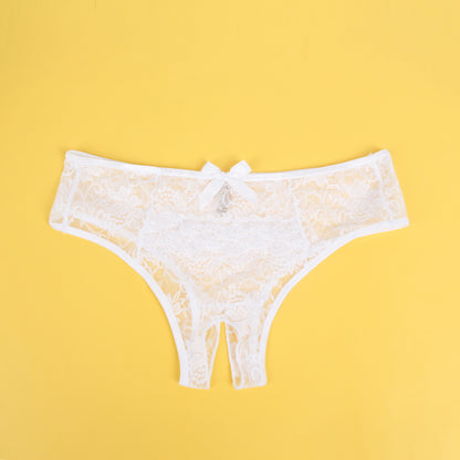 Lace Crotchless Panty