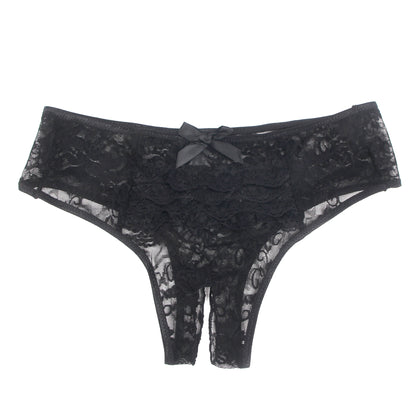 Lace Crotchless Panty