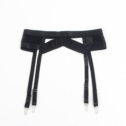 Bondage Garter Belt Bra Set