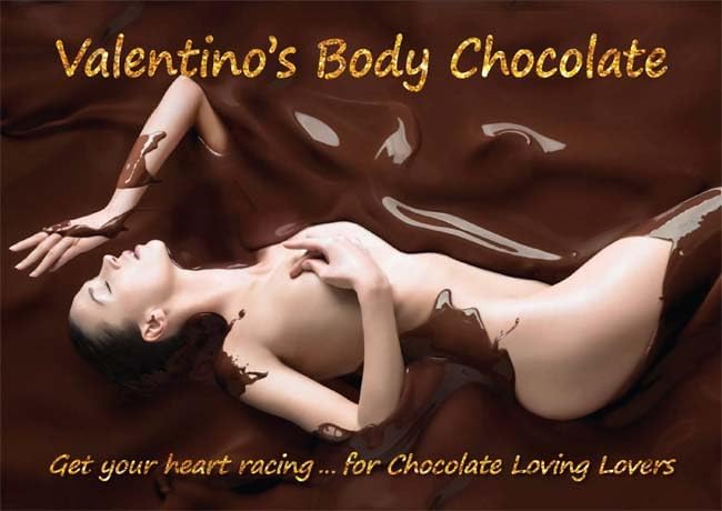 Valentino's Kahlua Chocolate Body Paint 185g