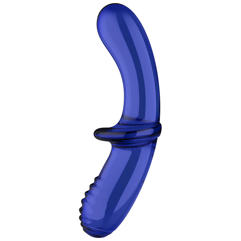 Satisfyer Double Crystal - Glass Dildo 7.5"
