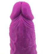 Close-up of curved dildo tip