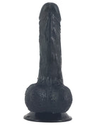 FAAK Essential Dildo in black, standing showing inner shaft detail