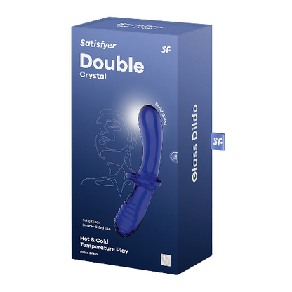 Satisfyer Double Crystal- Light blue	7.5"