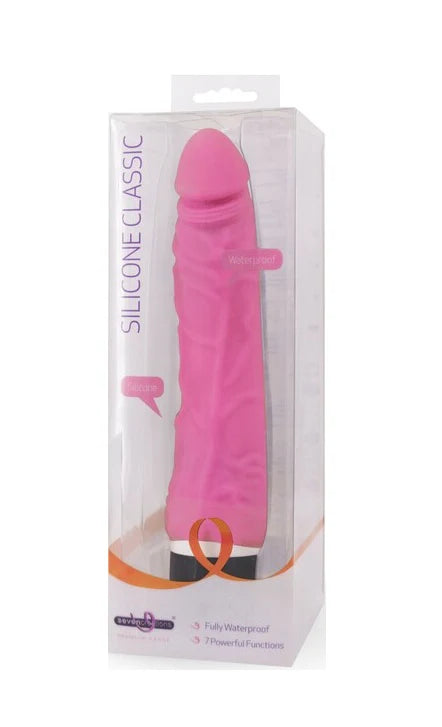 Silicone Classic Wide Dildo - Flesh