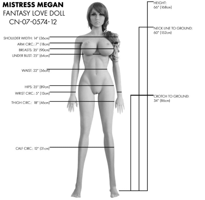 Mistress Megan - Life-size sex doll