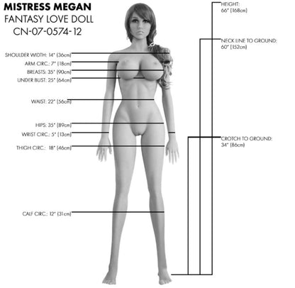 Mistress Megan - Life-size sex doll