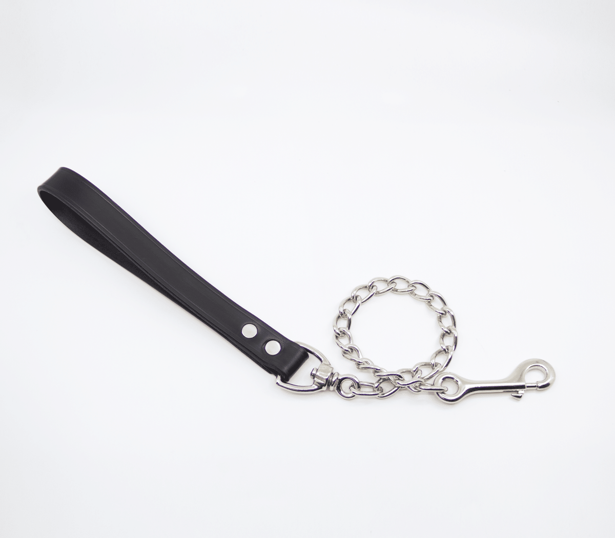 Leather & Chain Lead - Australian Made (Italian Leather)