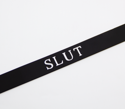 Silicone  collar BITCH/SLUT