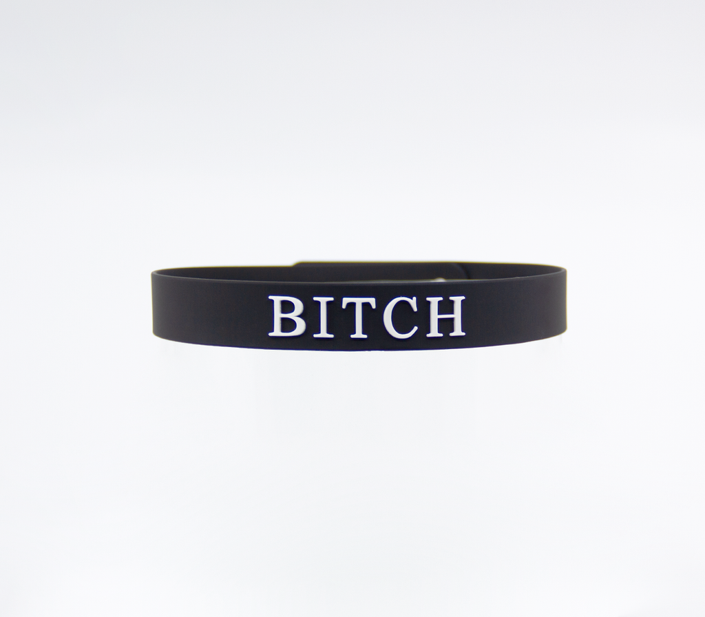 Silicone  collar BITCH/SLUT