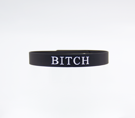 Silicone  collar BITCH/SLUT