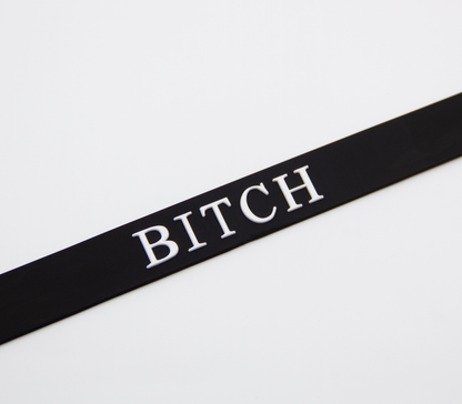 Silicone  collar BITCH/SLUT