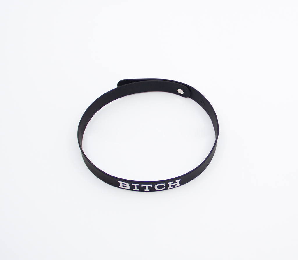 Silicone  collar BITCH/SLUT
