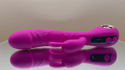 Pink Rabbit Vibrator with LCD