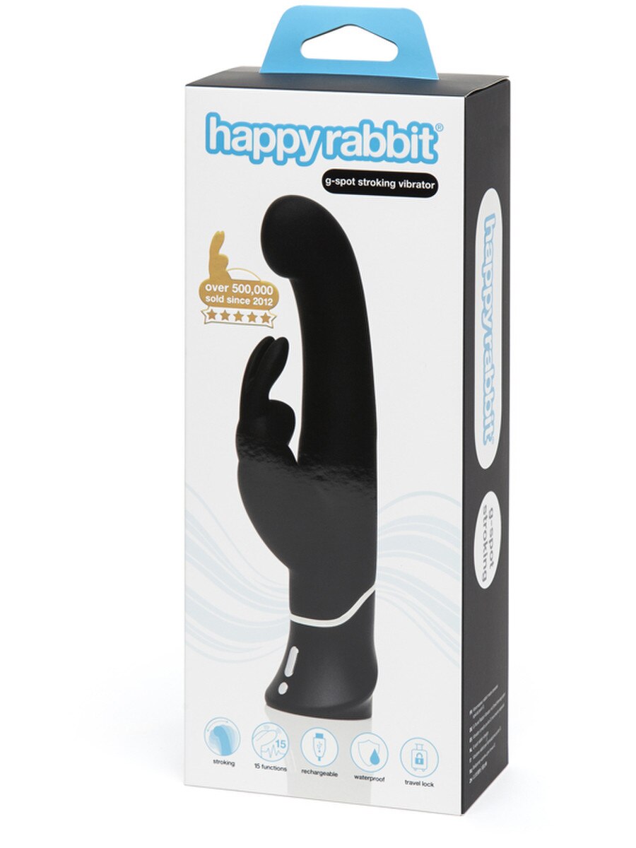 Happy Rabbit G-Spot Stroker Rabbit Vibrator Black