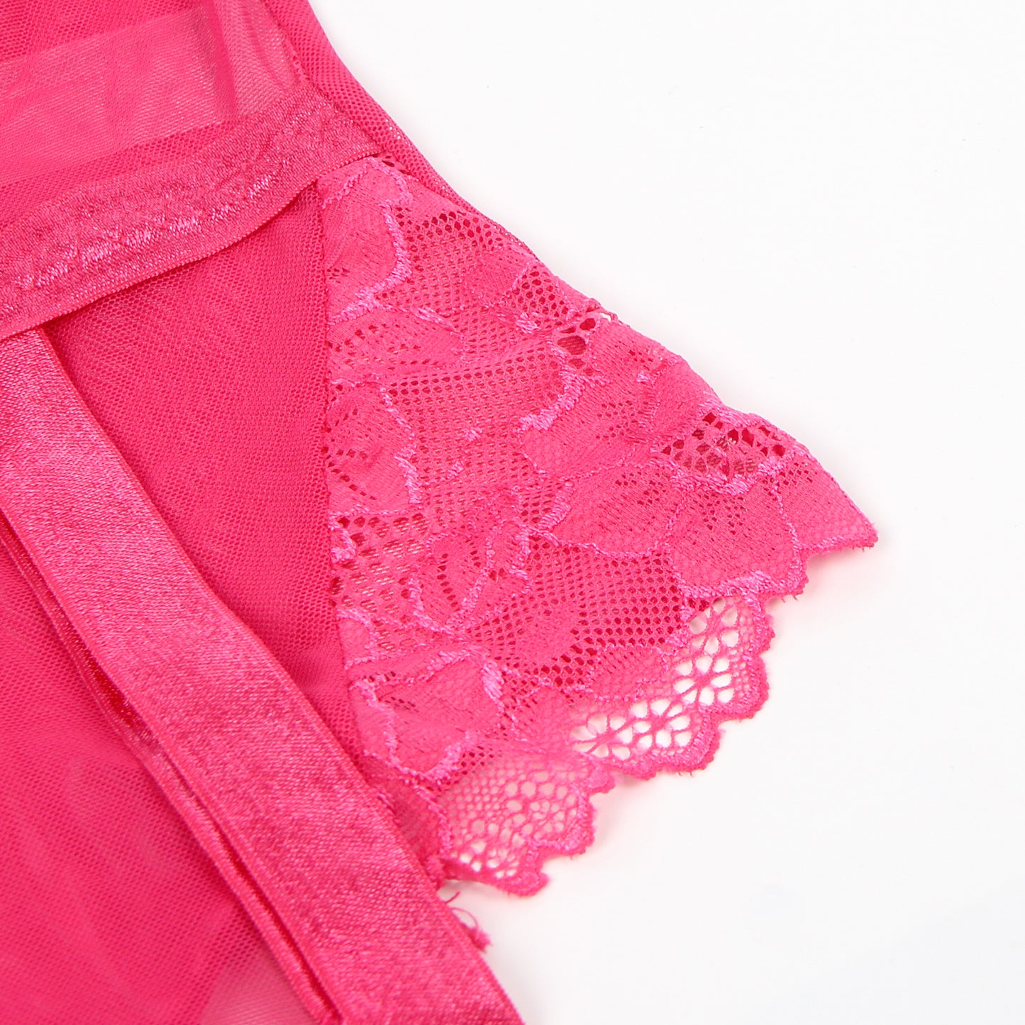 Rose Slim Lace Garter Leg Ring Teddy
