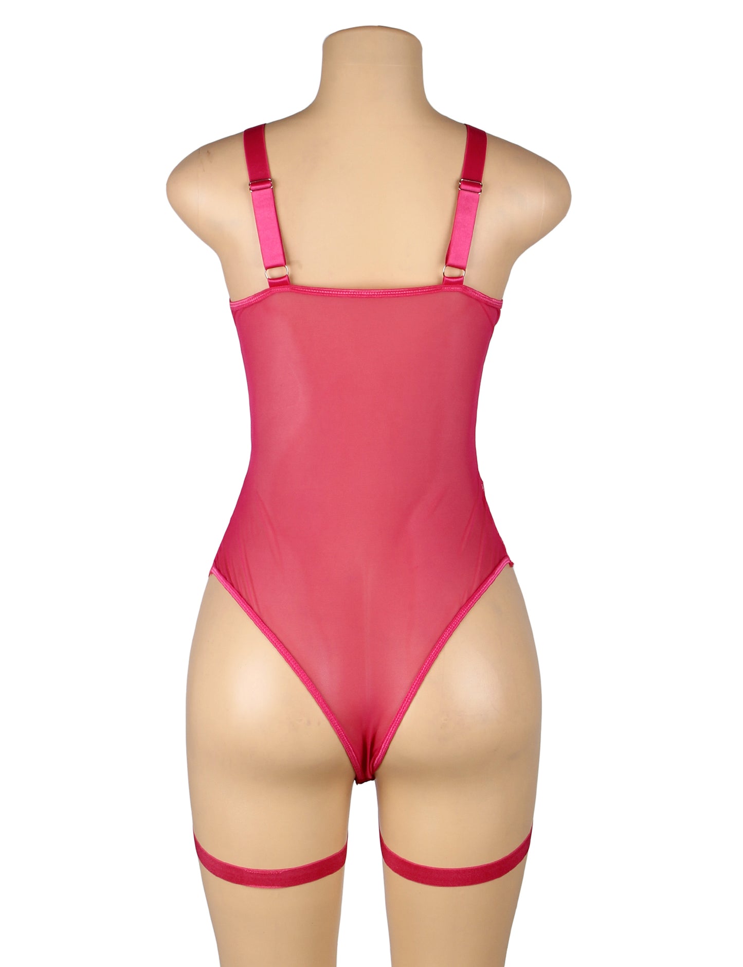Rose Slim Lace Garter Leg Ring Teddy