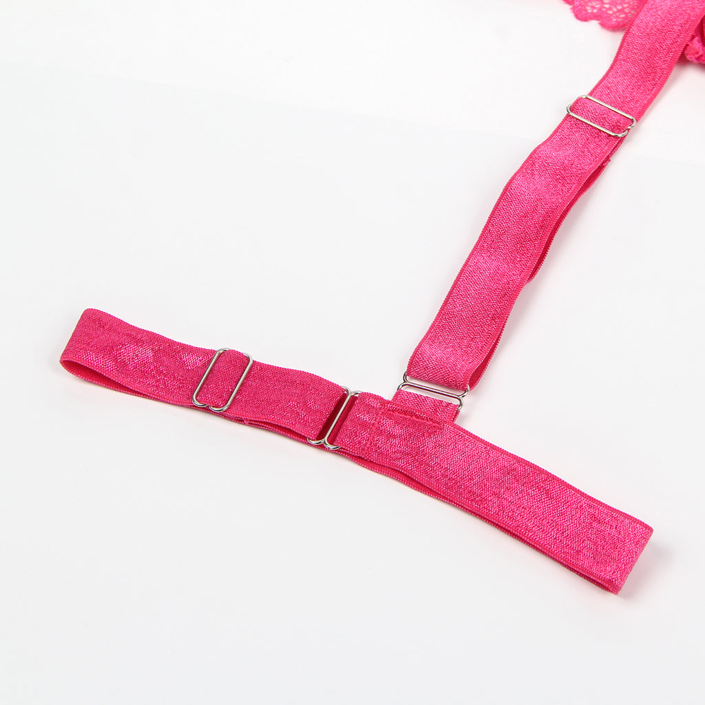 Rose Slim Lace Garter Leg Ring Teddy